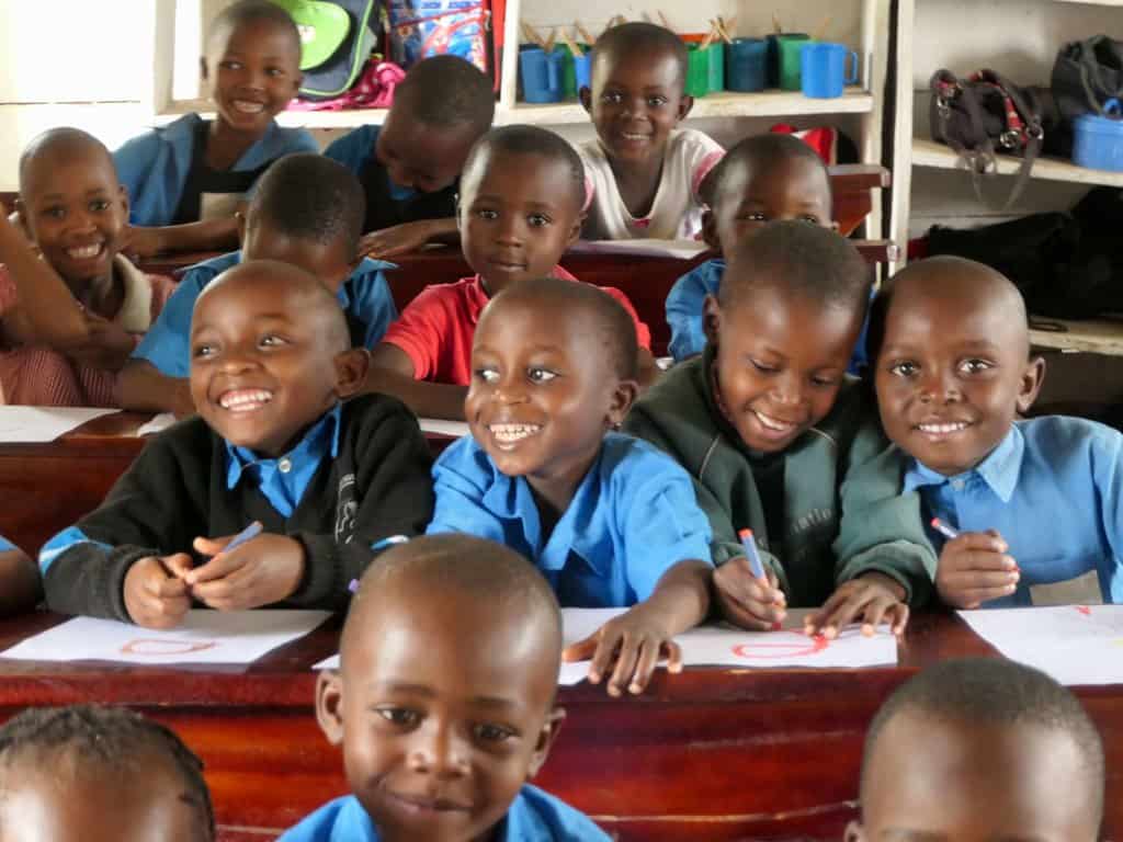 Uphill Junior School Academics 2 uphill kindergarten pupils happy in class